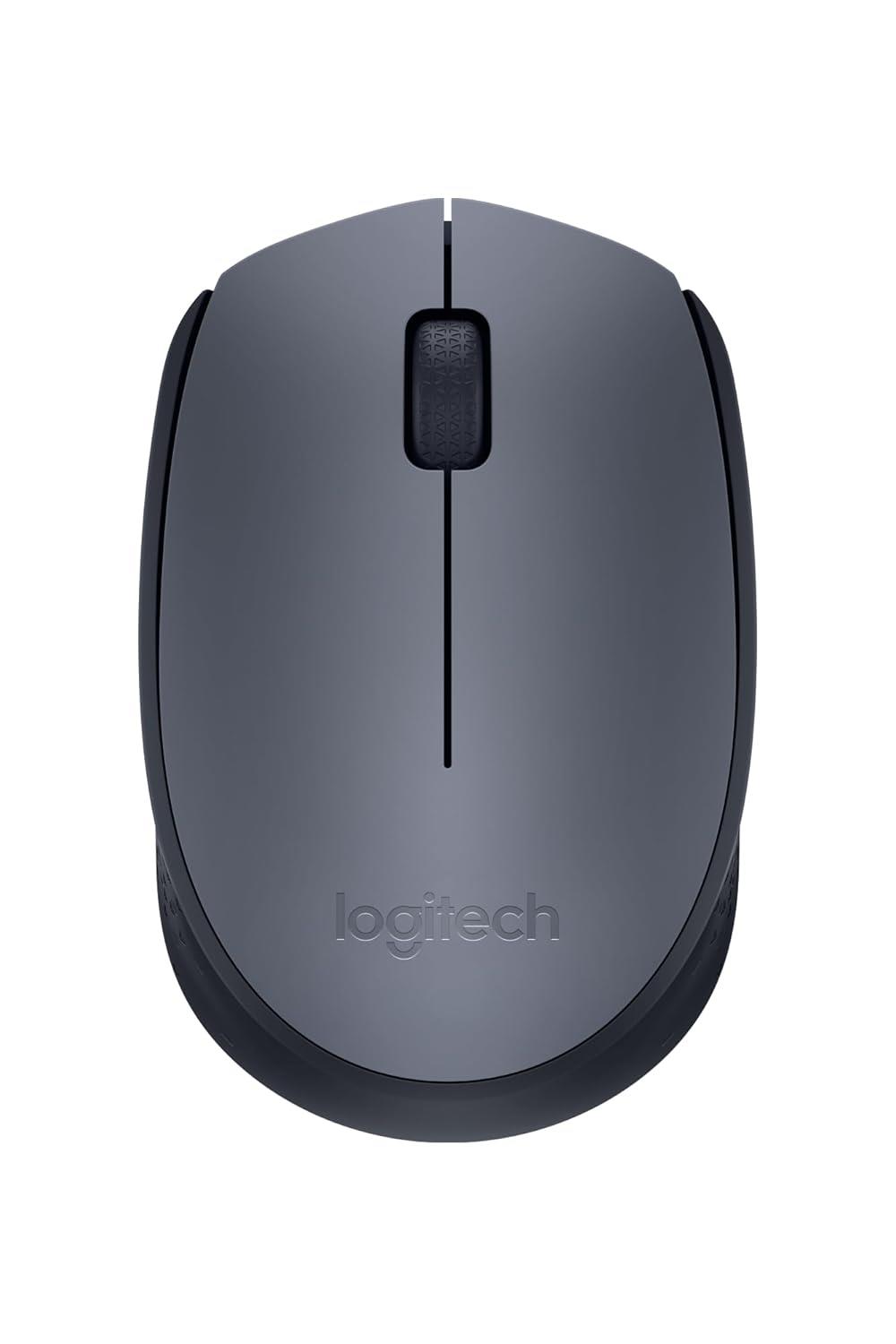 Logitech B170 Wireless Mouse, 2.4 Ghz With USB Nano Receiver, Optical Tracking, 12-Months Battery Life, Ambidextrous, PC/Mac/Laptop - Black