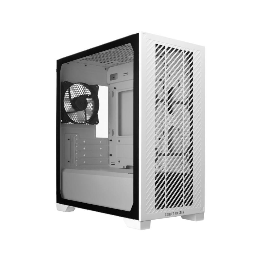Cooler Master Elite 301 Lite Computer Case - White|Up To 365Mm GPU | Upto 280Mm AIO Support | M-ATX Motherboard Support Only | Type C Connector In Front