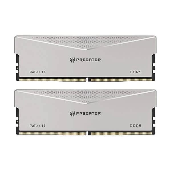 Predator Pallas II DDR5 32GB (2X16gb) Memory Featuring 6800Mhz Tested Speed, CL 30 Tested Latency, 1.35V Tested Voltage, PMIC And On-Die ECC To Provide You Extreme Performance