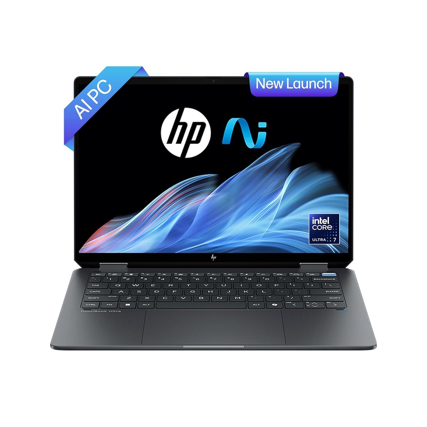 HP Omnibook Ultra Flip (Previously Spectre) Intel Core Ultra 7 256V 47 Tops (16GB LPDDR5X, 1TB SSD) OLED, 500 Nits,14